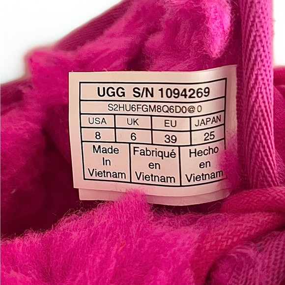 UGG Neumel Women Rock Rose Pink Boot Size 8 - Picture 6 of 6